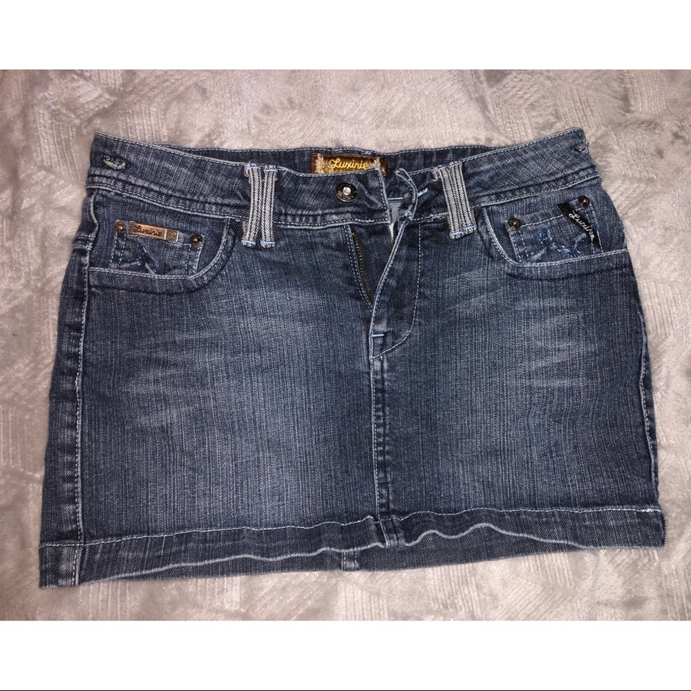 Luxirie  brand Jean skirt